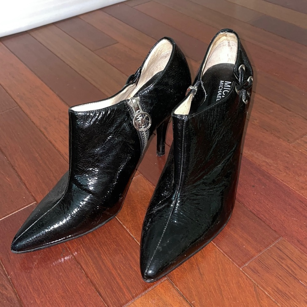 Michael Kors Black Leather Heels